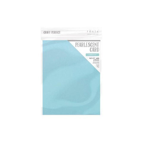 Pearlescent Cardstock - Caribbean Sea
