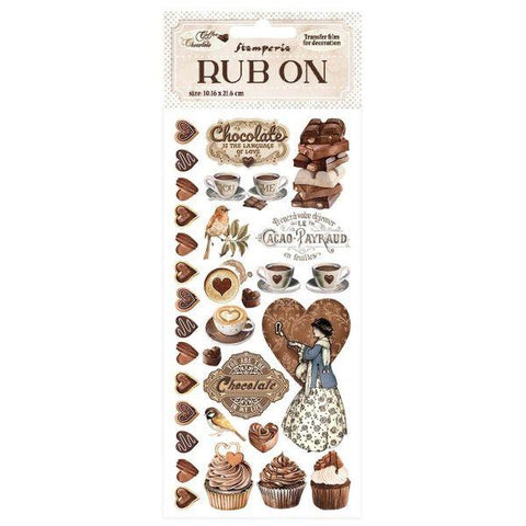Coffee and Chocolate - Rub Ons - Sweety