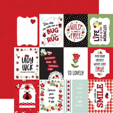 Little Ladybug - 3x4 Journaling Cards