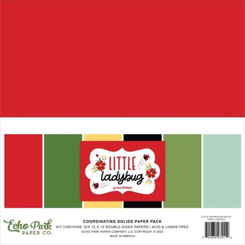 Little Ladybug - 12x12 Collection Pack - Solids