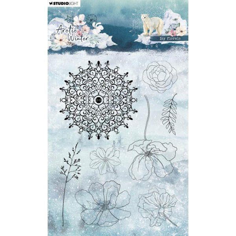 Arctic Winter - Clear Stamps - Icy Florals