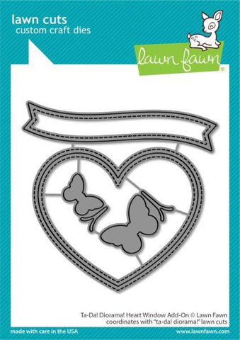 Ta-Da! Diorama! Heart Window Add-On DIes