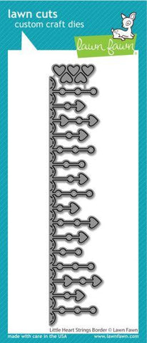 Little Heart Strings Border Dies