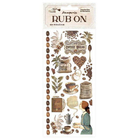 Coffee and Chocolate - Rub Ons - Coffee