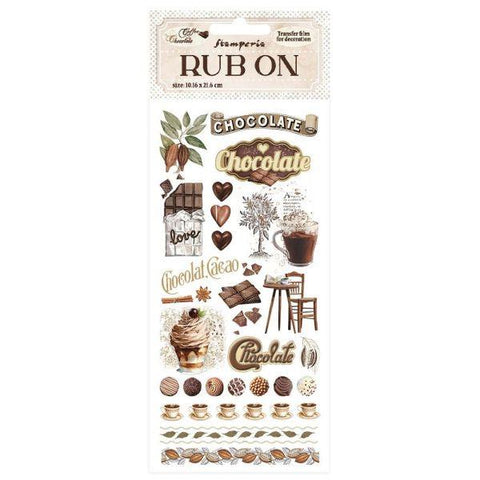Coffee and Chocolate - Rub Ons - Elements