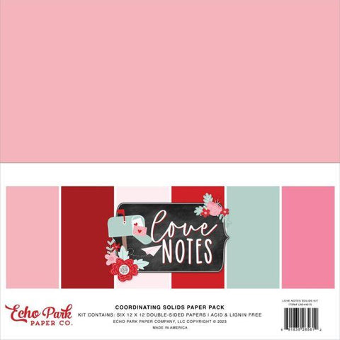 Love Notes - 12x12 Collection Pack - Solids