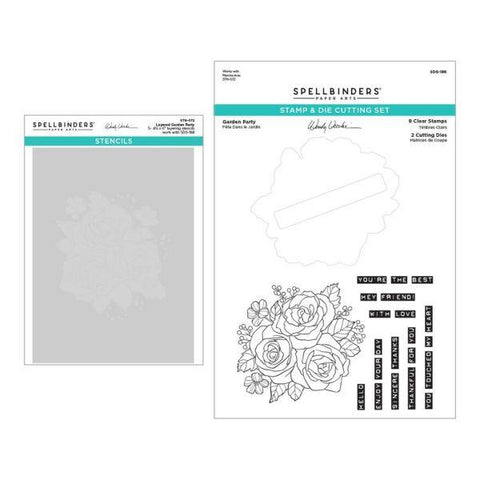 From the Garden Collection - Garden Party Stamp & Die & Stencil Bundle