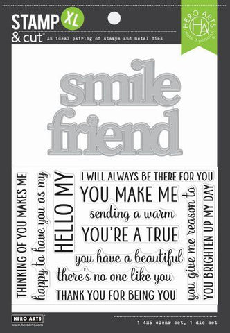 Smile/Friend - Stamp & Die