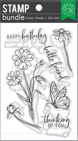 Wild Flowers - Stamp & Die Bundle