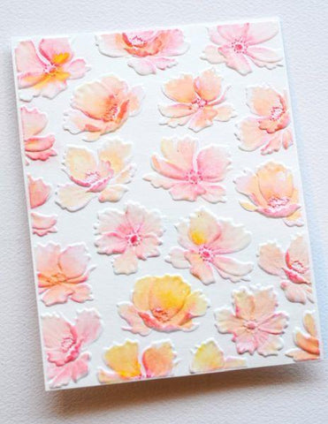 Anemone Drift 3D Embossing Folder and Dies