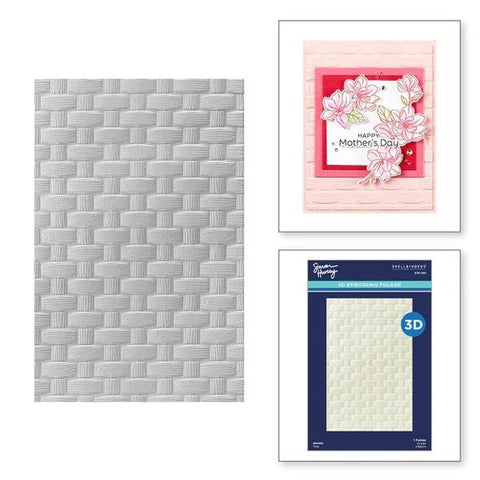 Spring Sampler Collection - 3D Embossing Folder - Woven