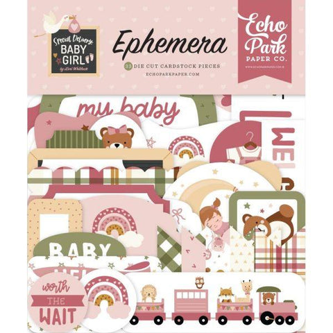 Special Delivery Baby Girl - Ephemera Icons