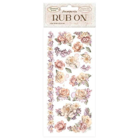 Romance Forever - Rub Ons - Roses