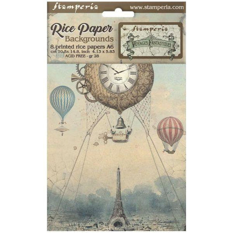 Voyages Fantastiques - A6 Collection Pack - Rice Paper