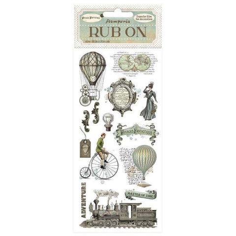 Voyages Fantastiques - Rub Ons - Balloons