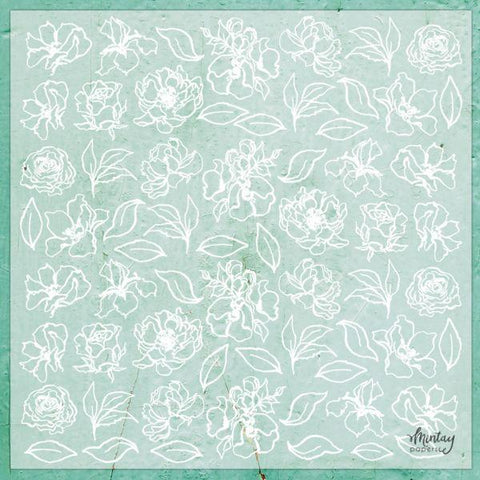 Decorative Vellum - Flowers 1