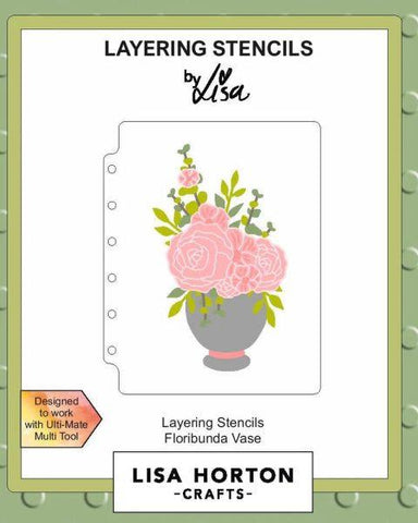 Floribunda Vase - Layering Stencils