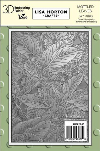 Mottled Leaves - 3D Embossing Folder