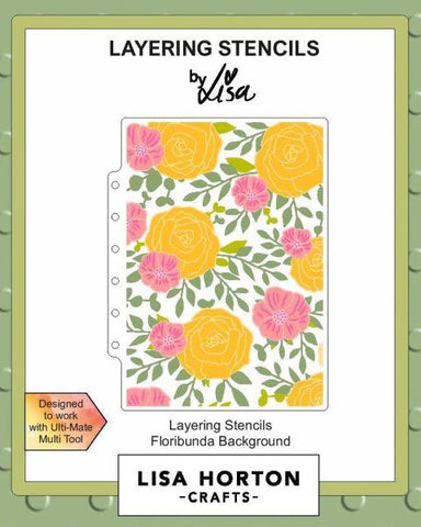 Floribunda Background - Layering Stencils