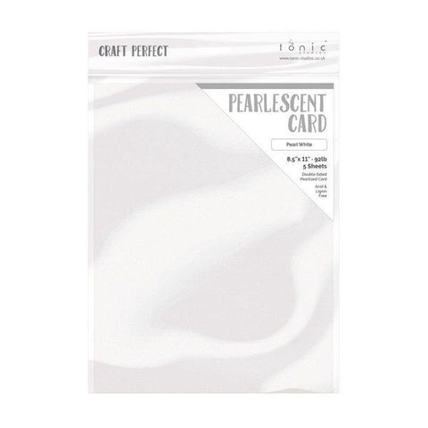 Pearlescent Cardstock - White Pearl