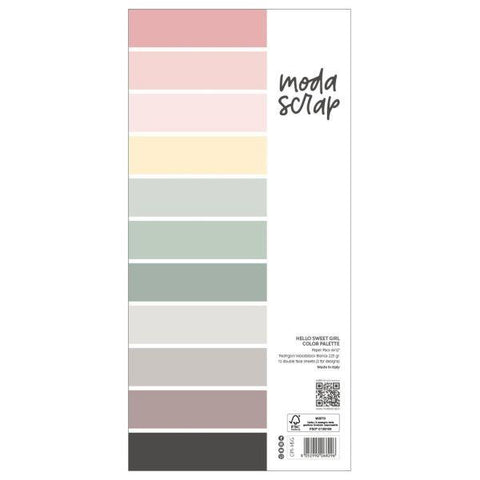 Hello Sweet Girl - 6x12 Color Palette Paper Pad