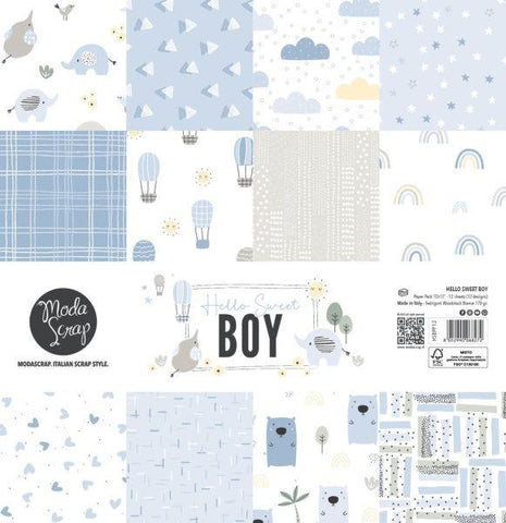 Hello Sweet Boy - 12x12 Paper Pack