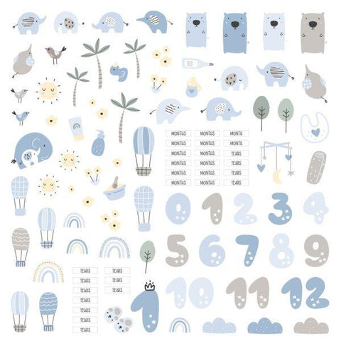 Hello Sweet Boy - Die Cut Ephemera