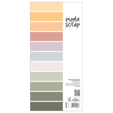 Herbs and Flowers - 6x12 Color Palette Paper Pad