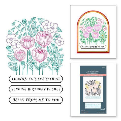 BetterPress Place & Press Registration Collection - Blooming Garden