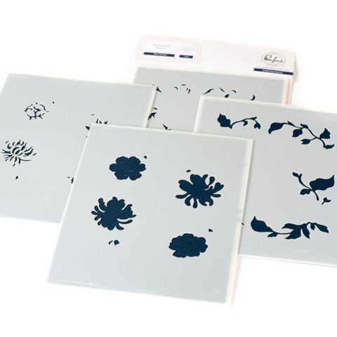Best Wishes - Layering Stencils