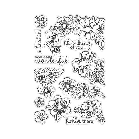 Bold Flowers - Clear Stamps
