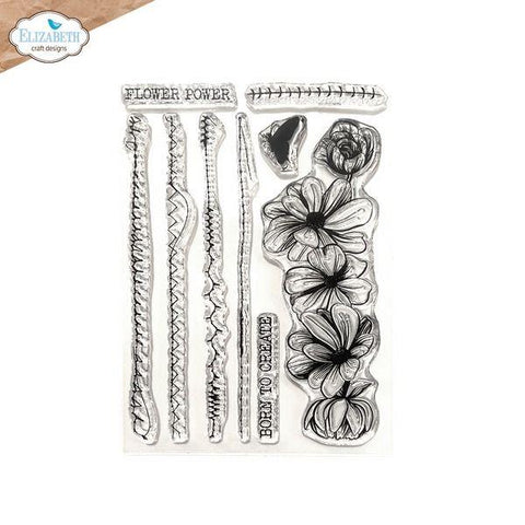 Journal Elements - Stitched Borders - Clear Stamps
