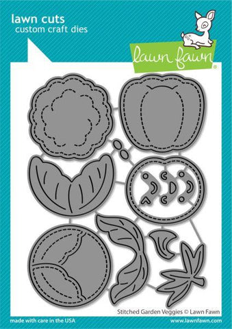 Stitched Garden Veggies Dies