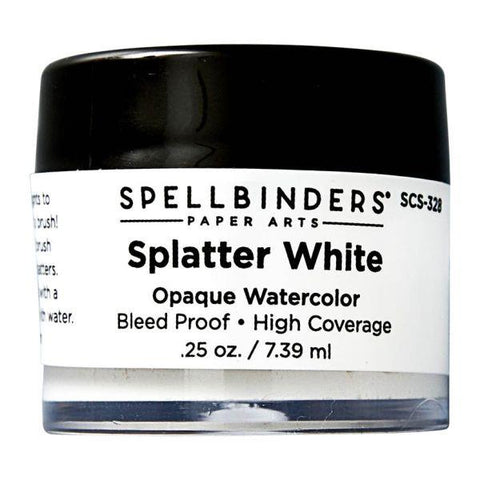 Splatter White Opaque Watercolor