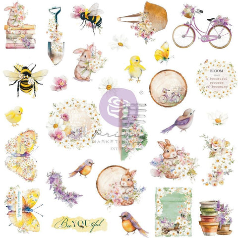 In Full Bloom - Die Cut Ephemera
