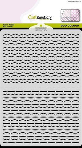Duo Colour Stencil - Pattern No. 4