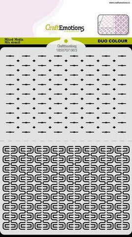 Duo Colour Stencil - Pattern No. 5