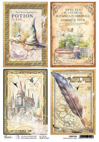 Wizard Academy - Rice Paper - Cards