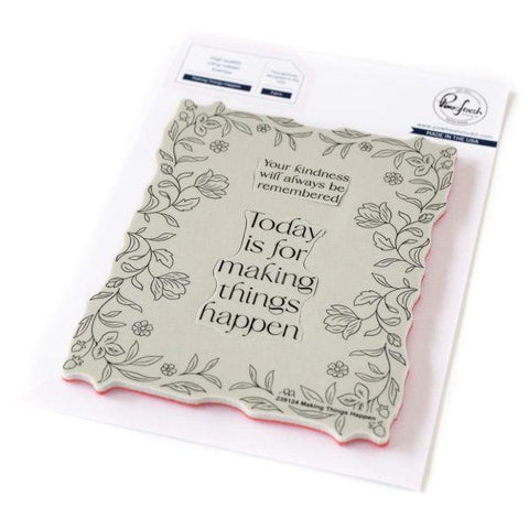 Making Things Happen - Cling Stamps