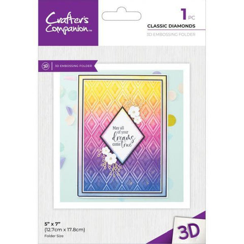 Classic Diamonds - 3D Embossing Folder