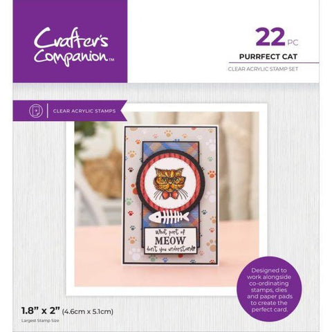 Pets Rule - Clear Stamps - Purrfect Cat