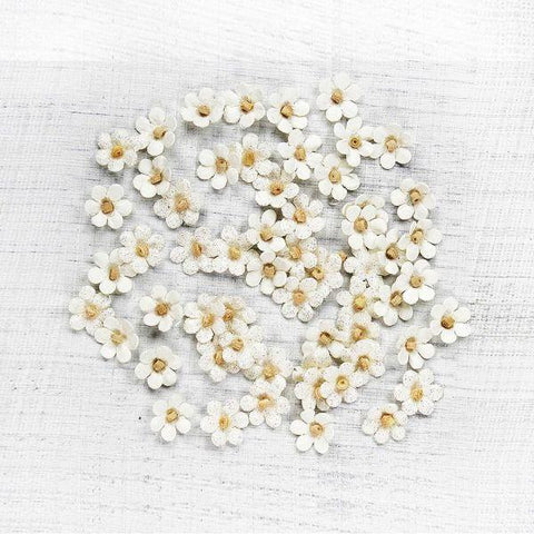 Beaded Mico Petals - Flowers - Moonlight