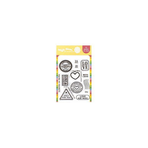 Postage Collage - Love Clear Stamp Set