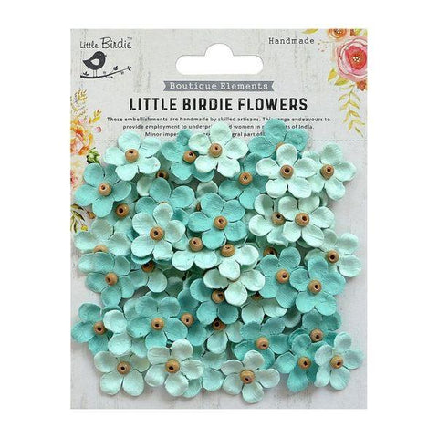 Beaded Blooms Flowers - Arctic Ice