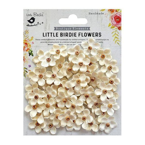 Beaded Blooms Flowers - Moon Light