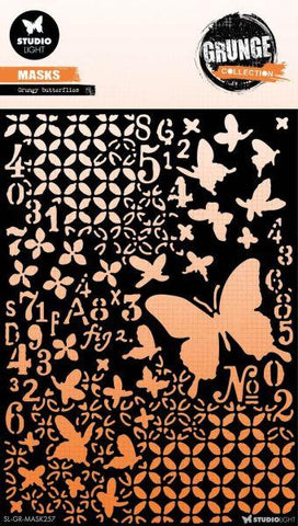 Grunge Collection - Stencil - Butterflies