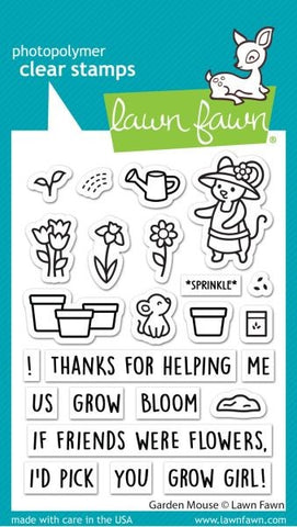 Garden Mouse - Clear Stamps