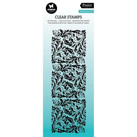 Essentials Clear Stamps - Swirl Background