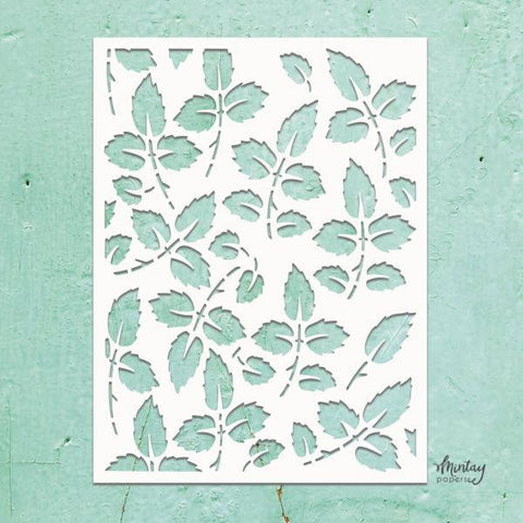 Rose Leaves - 6x8 Stencil