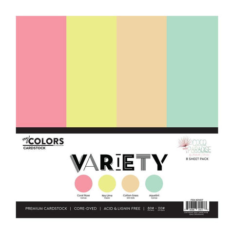 Coco Paradise - 12x12 Collection Pack - Cardstock Variety Pack